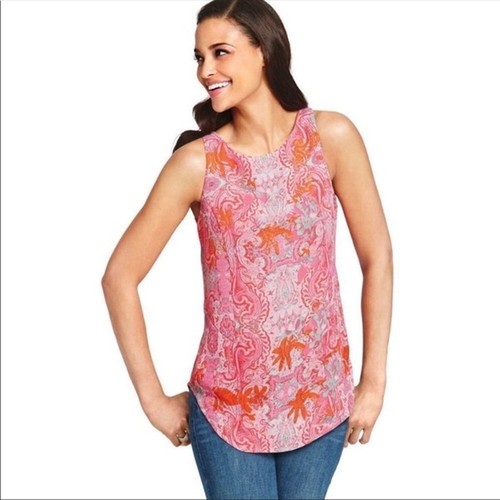 Canotta cabi rosa paisley - rosa,