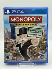 Monopoly Family Fun Pack PS4 (Sony PlayStation 4, 2014) CIB & TESTATO