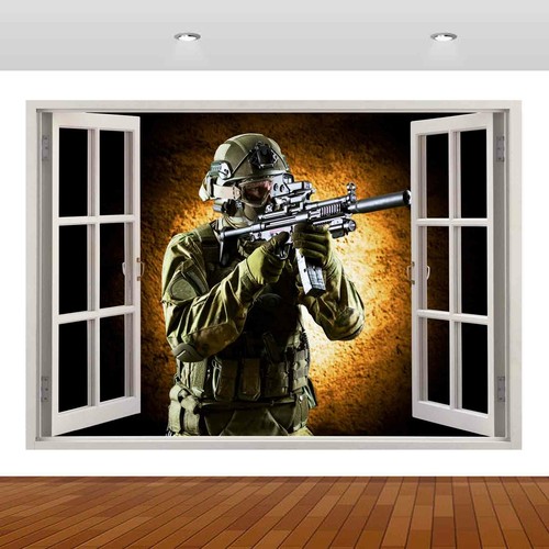 Adesivo murale esercito