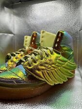 Adidas Jeremy Scott Foil taglia 11,5 iridescenti