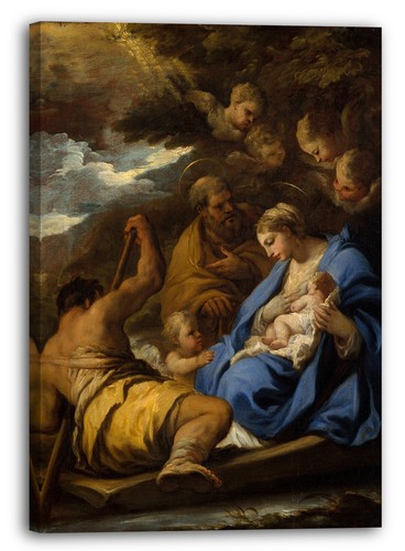 Tela cornice luca giordano - luca,