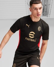  Ac Milan Puma Maglia Allenamento UOMO Nero maniche corte 2024 25 