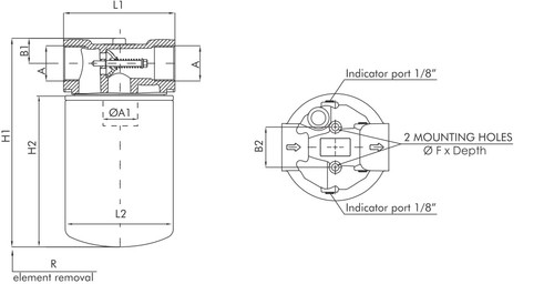 Filtro linea fa120c10bb6000 - linea,