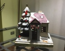 Casetta Natalizia In Terracotta  Vintage