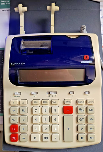 Calcolatrice olivetti summa - calcolatrice,
