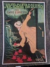 POSTER cm. 31x42 - DECO Victoria Arduino Per Caffe 'Espresso LEONETTO CAPPIELLO