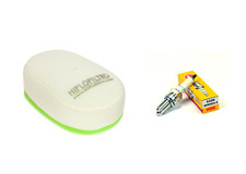 FILTRO ARIA HIFLO HFF3020 CANDELA DPR9EA-9 SUZUKI DR 350 1990-1998 PER MOTOCROSS