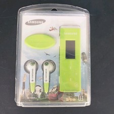 Samsung YP-U3JQG MP3 Player 2GB Fluorescent with FM Radio & Voice Recording New