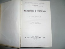 Microbiologia e immunologia Azzo Azzi Parte generale e speciale Vallardi 1938