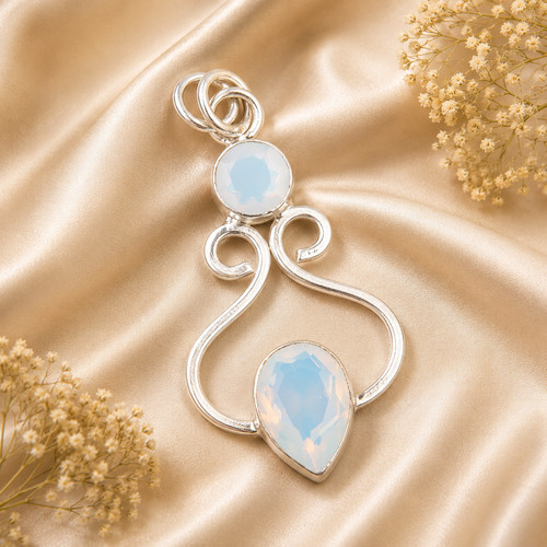 Collana pendente argento