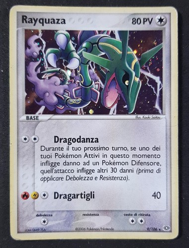 Rayquaza 106 rara - holo, foil