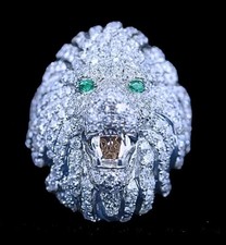 Anello uomo mignolo testa di