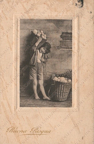 1914 happy easter child with - 1914,