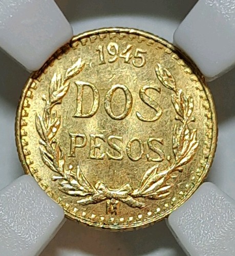 Moneta oro dos pesos messico - pesos,