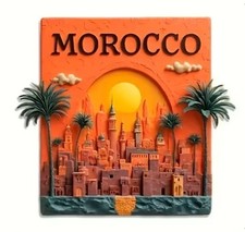 Fridge magnet morocco - fridge,