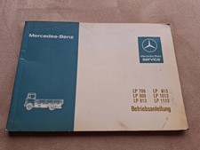 Original Mercedes-Benz Betriebsanleitung für LP 709, 809, 813, 913, 1013, 1113