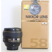 Nikon usato AF-S 58mm f/1.4G Nikkor