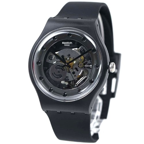 Swatch watch silver - silver, clear