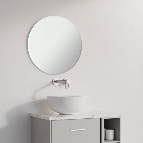 Specchio tondo senza - , cornice