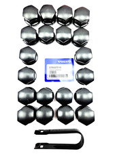 Set 20 copriviti ruota originali Volvo antracite XC90 V40 V60 S90 - 31660916
