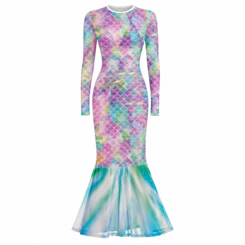 Vestito sirena multicolore - vestito,