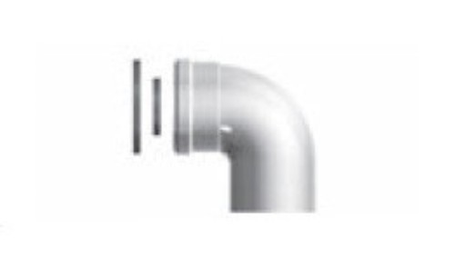 Curva coassiale 100 f - coassiale, m/f