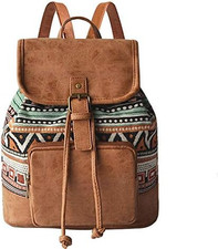 Zaino Di Tela Bohemien Vintage