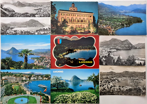 Cartoline lugano lotto - 9,