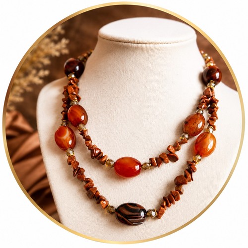 Collana girocollo artigianale - collana,