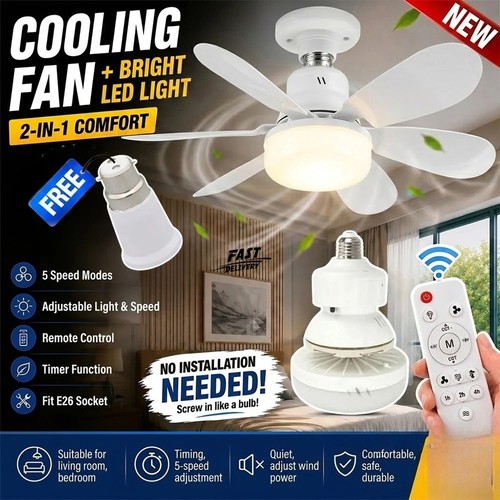 Ventilatore led soffitto - ventilatore, da
