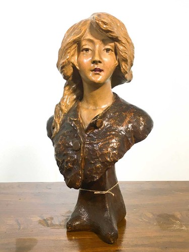 Statua busto donna gesso - , art