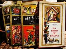 La Bibbia dei Piccoli Illustrata da Piet Worm 3 Volumi - cofanetto e sovrac 1963