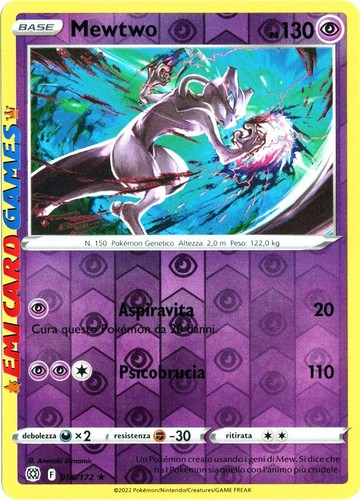 Mewtwo 056 172 reverse holo - 056/172,