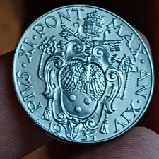 Moneta Da Collezione 2 Lire 1935 Fdc Eccezionale Vaticano Roma Lotto 2177