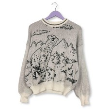 Maglione Vintage bianco e