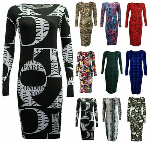 Abito donna midi bodycon - abito,