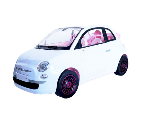 Barbie fiat 500 auto - auto, veicolo