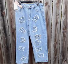Jeans uomo donna larghi