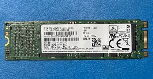 Samsung pm871b 128gb 2280 - 128gb, m.2