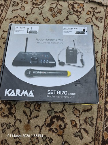 Radiomicrofono wireless karma - wireless,