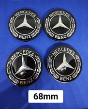 4 Caches Moyeu logo Mercedes