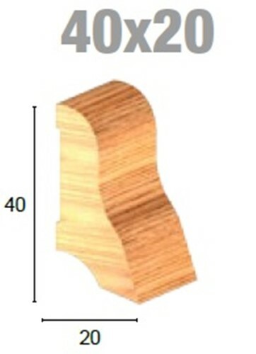 Battiscopa legno - battiscopa, in