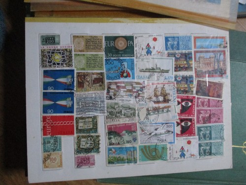 Stock francobolli italia - stock,