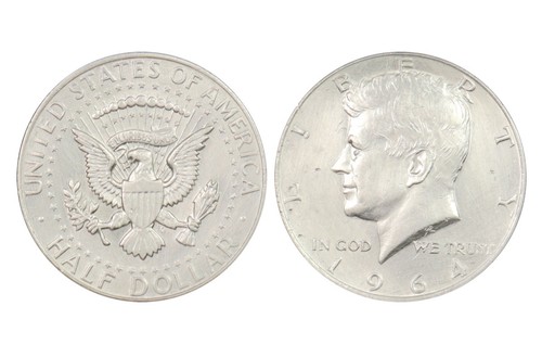 Usa half dollar - usa, 1964