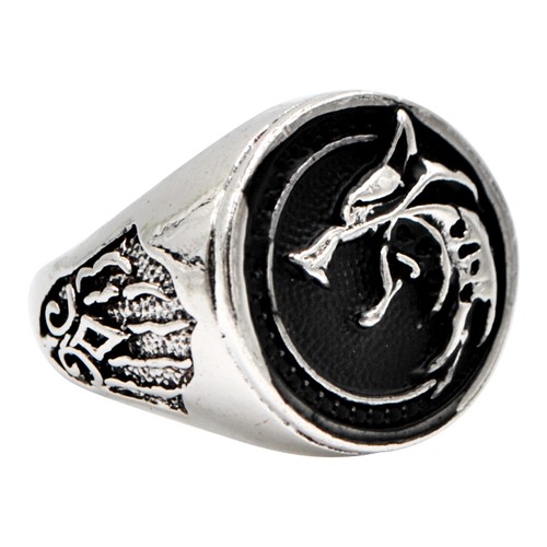Anello con sigillo gotico - con,