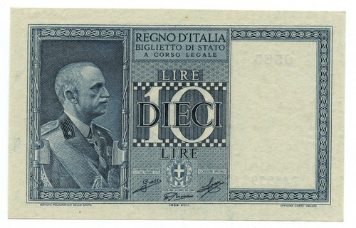 Lire biglietto stato - 10, di