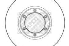Set freni a disco MAPCO 15842