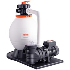 VEVOR Pompa Filtro a Sabbia Piscina Fuori Terra 18000 L/h 850 W Valvola a 6 Vie