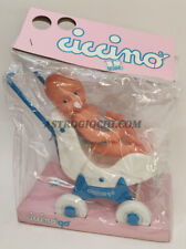 SEBINO CICCINO CICCIOBELLO 20 cm PASSEGGINO CICCIOGO' VINTAGE '78 NUOVO SCATOLA
