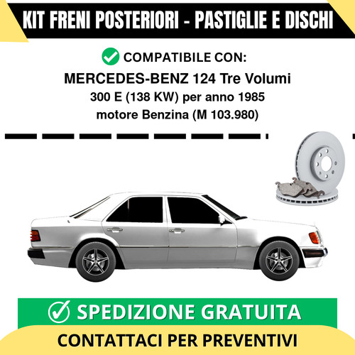 Kit freni posteriori - posteriori, per